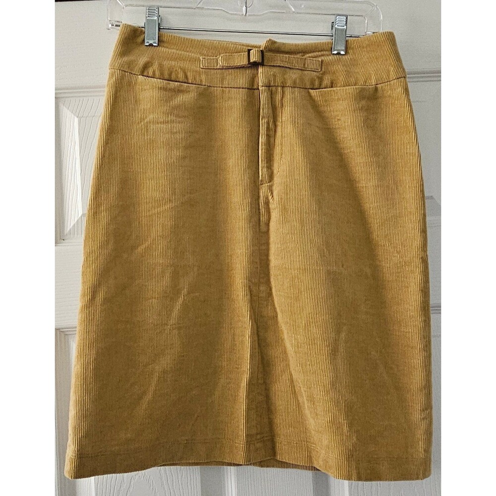 Tara Jarmon Jupe Antee US Size 4 Courderoy Knee Length Skirt